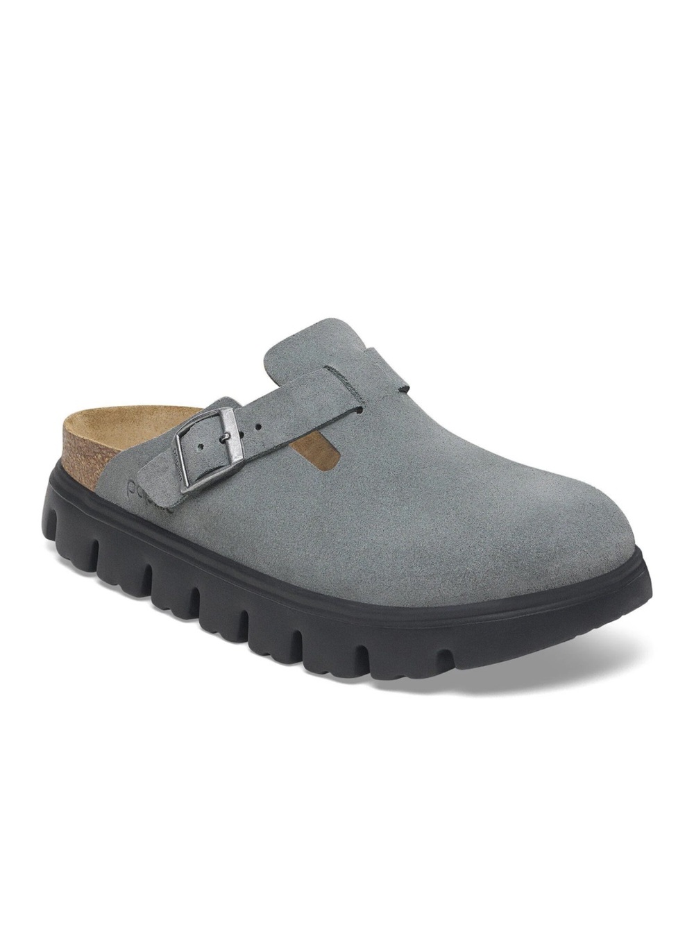NWT Birkenstock Boston Chunky Basalt Gray/Black 39